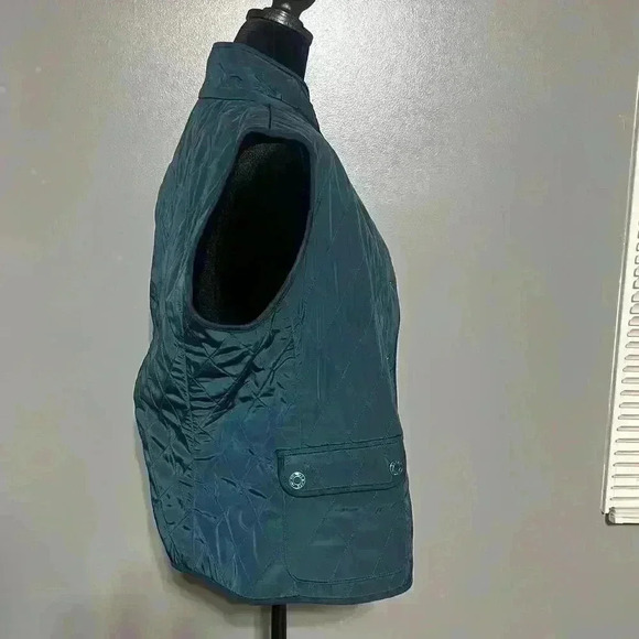 Talbots Petite,‎ Vest, size M, Green - Picture 3 of 8